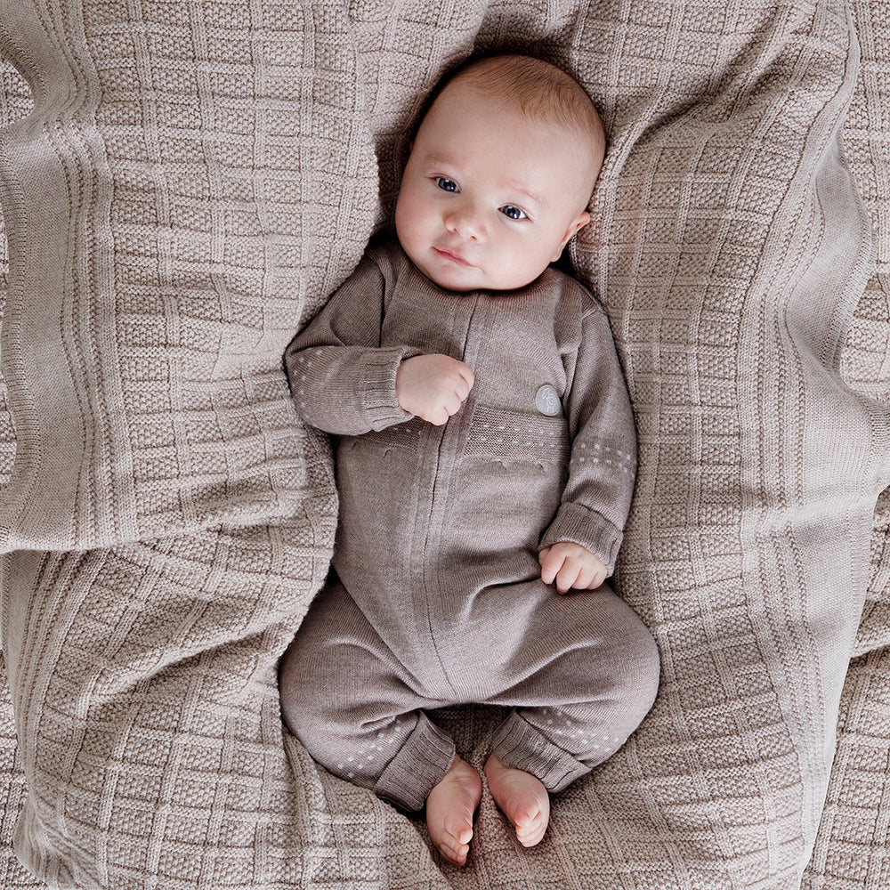 Lillelam Classic Blanket | 100% Merino Wool Baby Blankets | Little